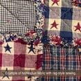 thumbnail image 6 of JCS 100% Cotton Heritage Navy Blue 2 Plaid Homespun Fabric Sold by the Yard, 6 of 9