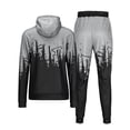 thumbnail image 4 of Bellella Men's Tracksuits Sweat Suit Casual Long Sleeve Hooded + Sweatpants 2 Piece Outfits Sports Jogging Suits Set, 4 of 6