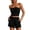 Black, variant on Loose Casual Sports Shorts With Built In Padded Bra Activewear Two Piece Outfit Swim Suit
