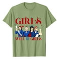 thumbnail image 4 of T-shirts à Manches Courtes Stylés pour Femmes à Imprimé Floral, Col Ras du Cou, Hauts Décontractés pour Tous les Jours et les Voyages, 4 of 4