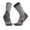 Gray, variant on Men's Black Nylon Socks - One Size, Durable & Comfortable for Daily Wear, Work, Casual Use - 1 Pair