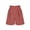 Red, variant on Patlollav Trendy Shorts Summer Womens Solid High Waisted Wide Leg Casual Pleated Shorts with Pocket