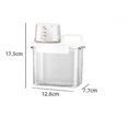 thumbnail image 1 of Airtight Laundry Detergent Powder Storage Box Clear Washing Powder Container With Lid And Handle Multipurpose Plastic Cereal Jar, 1 of 5