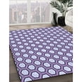 thumbnail image 3 of Ahgly Company Machine Washable Indoor Rectangle Transitional Bright Grape Purple Area Rugs, 7' x 9', 3 of 7