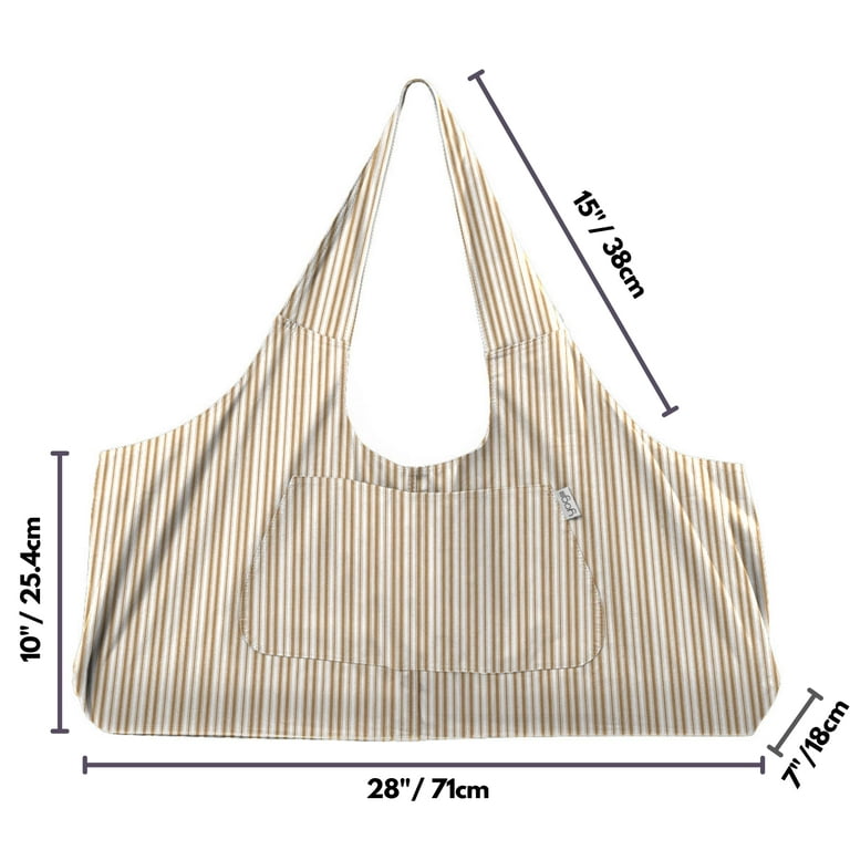 Yogiii Large Yoga Mat Bag, The Original YogiiiTotePRO, Large Yoga Mat  Tote Sling Carrier with Side Pocket