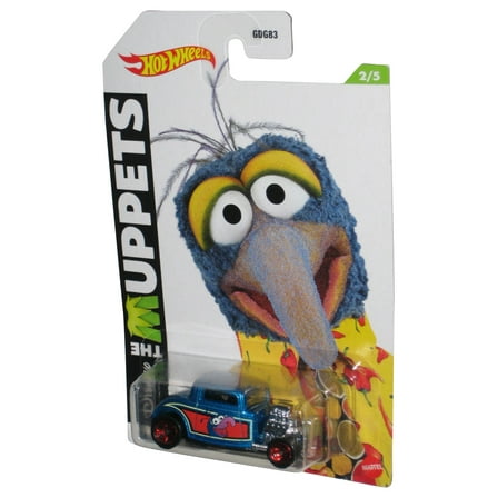 Hot Wheels Disney The Muppets Gonzo (2020) Blue '32 Ford Toy Car 2/5