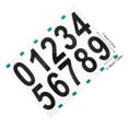 thumbnail image 2 of HONITANO 10Sets Black Reflective Self Adhesive Number Stickers Waterproof for Home Address and Garage, 2 of 6