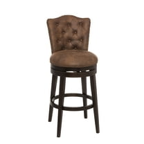 Hillsdale Furniture Edenwood Wood Bar Height Swivel Stool, Chocolate