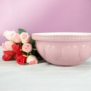 Mason Cash Hearts S12 (4.25 Qt) Mixing Bowl | Pink