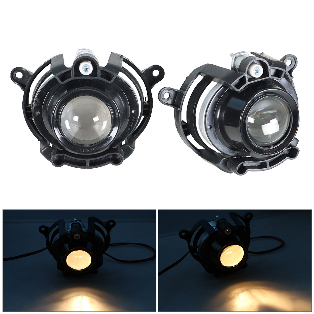 2Pcs Fog Lights Assembly Replacement for 2010-2013 Buick LaCrosse Clear Lens with Bulbs Driving Fog Light Lamp Left+Right Side