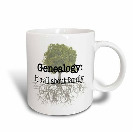 - 3dRose Genealogy it?s all about family, Ceramic Mug, 11-ounce
