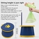 thumbnail image 3 of Travel Potty 3-in-1 Portable Potty Training Foldable Potty Training Seat Toilet Seat for Children with Stable Backrest Light Potty Trainer, 3 of 5