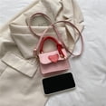 thumbnail image 1 of Bolsa Mini de hombro para mujer Love Heart Shape Leather Hit Color Crossbody Satchel Bag Tmvgtek Para Estrenar, 1 of 9