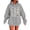 Gray, variant on Maplenight Halloween Sweatshirt Hoodies for Women Ghost Reading Books Graphic Long Sleeve Hooded Womens Tops with Pocket