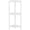 White, variant on Floor Standing Shower Caddy Corner, 4 Tier Plastic Shower Stand Rack with Adjustable Feet and Hooks, Rustproof Bathroom Shelf Organizer, Black, 34 x 24 x 107 cm/13 x 9.5 x 42 inch