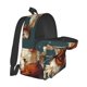 thumbnail image 5 of Disketp Chef Chicken With Beer Bottles Mochila Escolar de Gran Capacidad y Peso Ligero, Mochila de Viaje Ideal para Escuela, Trabajo y Uso Diario, Cómoda y con Estilo, 5 of 8