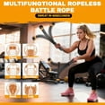 thumbnail image 3 of 2026 New Adjustable Ropeless Battle Ropes, Adjustable Resistance, Physical training fitness equipment arm strength battle rope, for Strength & Conditioning with Storage Bag & Anti-Slip Wrist Rope, 3 of 5
