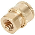 thumbnail image 3 of Mosiee 1/4Inch Pressure Washer Coupling Quick Release Adapter Male Male Fitting Gardening Power Tools Accessories Replacement Parts, 3 of 9