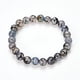 thumbnail image 4 of Pulsera de ágata con cuentas (1 unidad), pulsera elástica de ágata natural con vetas de dragón, pulsera elástica de cuentas, conjunto de pulseras multicapa, 4 of 4