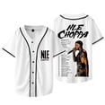thumbnail image 4 of Veste de Baseball Logo NLE Choppa Rappeur 2024 Tournée Merch T-Shirts Femmes Hommes Mode Décontractée Tee HipHop, TTTG, style 5, 4 of 5