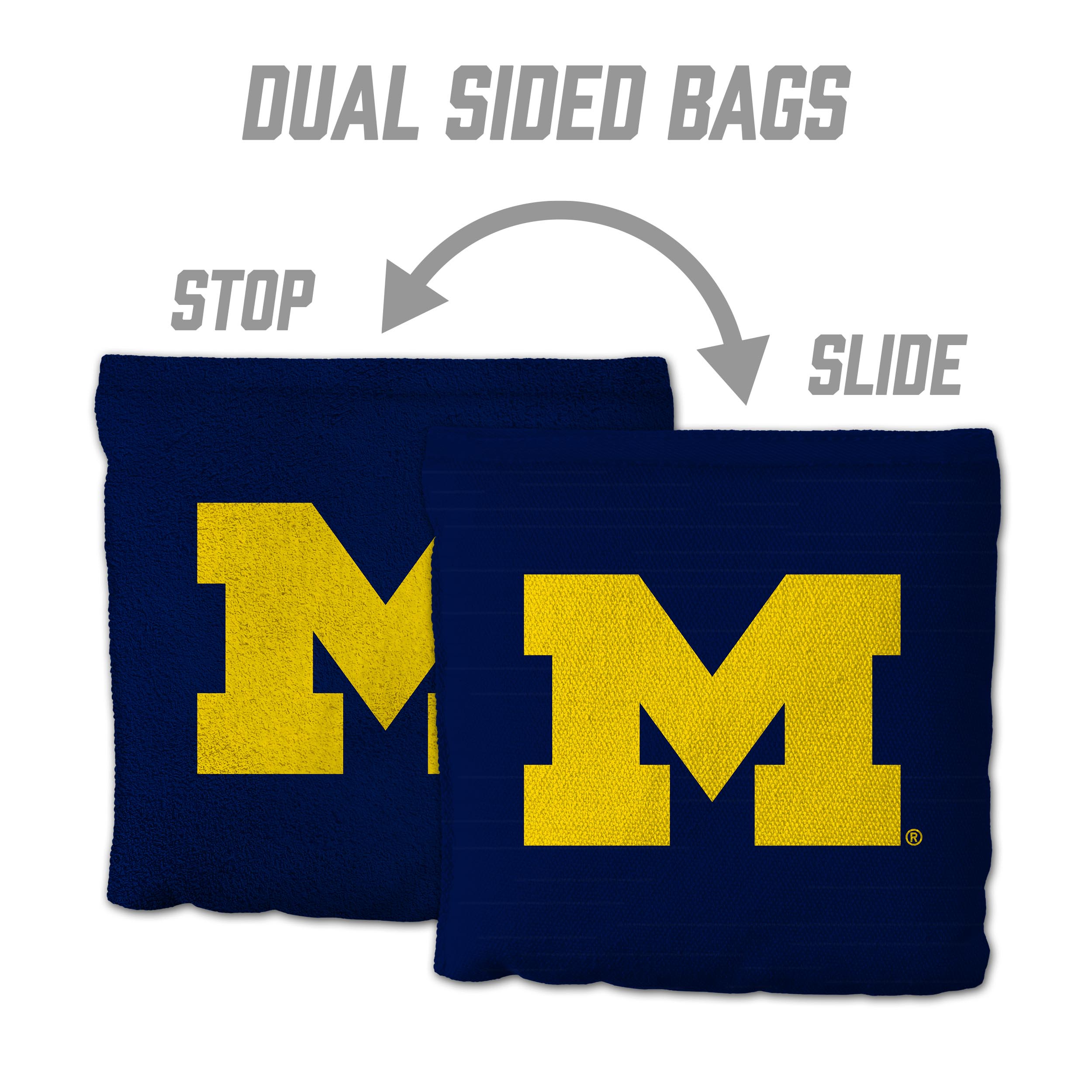 Michigan Wolverines 8pk Licensed Cornhole Bags