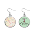 thumbnail image 1 of Línea hojas flor planta pintura Colgante decorativo temporada pendientes de primavera joyas Unbranded M, 1 of 3