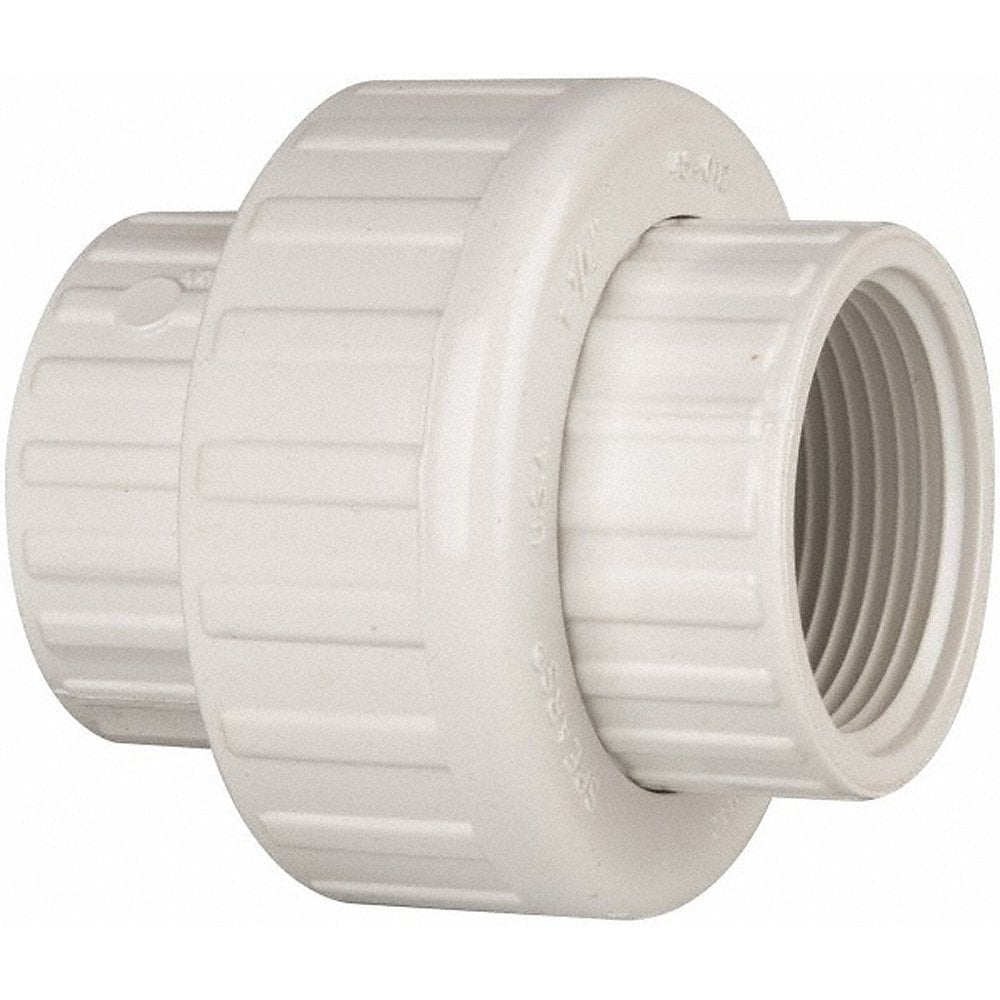 Schedule 40 PVC Pipe Fipt x Fipt Union (3/4" Dia.) 458007, Fipt x Fipt unions are used when