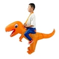 thumbnail image 1 of Ropa inflable divertida para niños, disfraz de dinosaurio, muñeco, accesorios para Halloween, disfraz inflable de Tiranosaurio Rex, 1 of 4