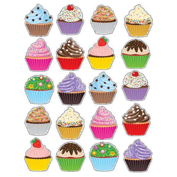 Cupcakes Stickers [TCR7094]