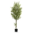thumbnail image 1 of Open Box Maia Shop Artificial Olive Tree 5ft Tall Potted Home Decoration, 60", 1 of 11