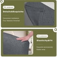 thumbnail image 4 of Wishrage 2PCS Velvet Couch Arm Covers Stretch Armrest Covers for Chairs Couch Armchair Slipcovers Armchair Covers for Arms Furniture Protector for Sofa Recliner with Twist Pin, 4 of 7