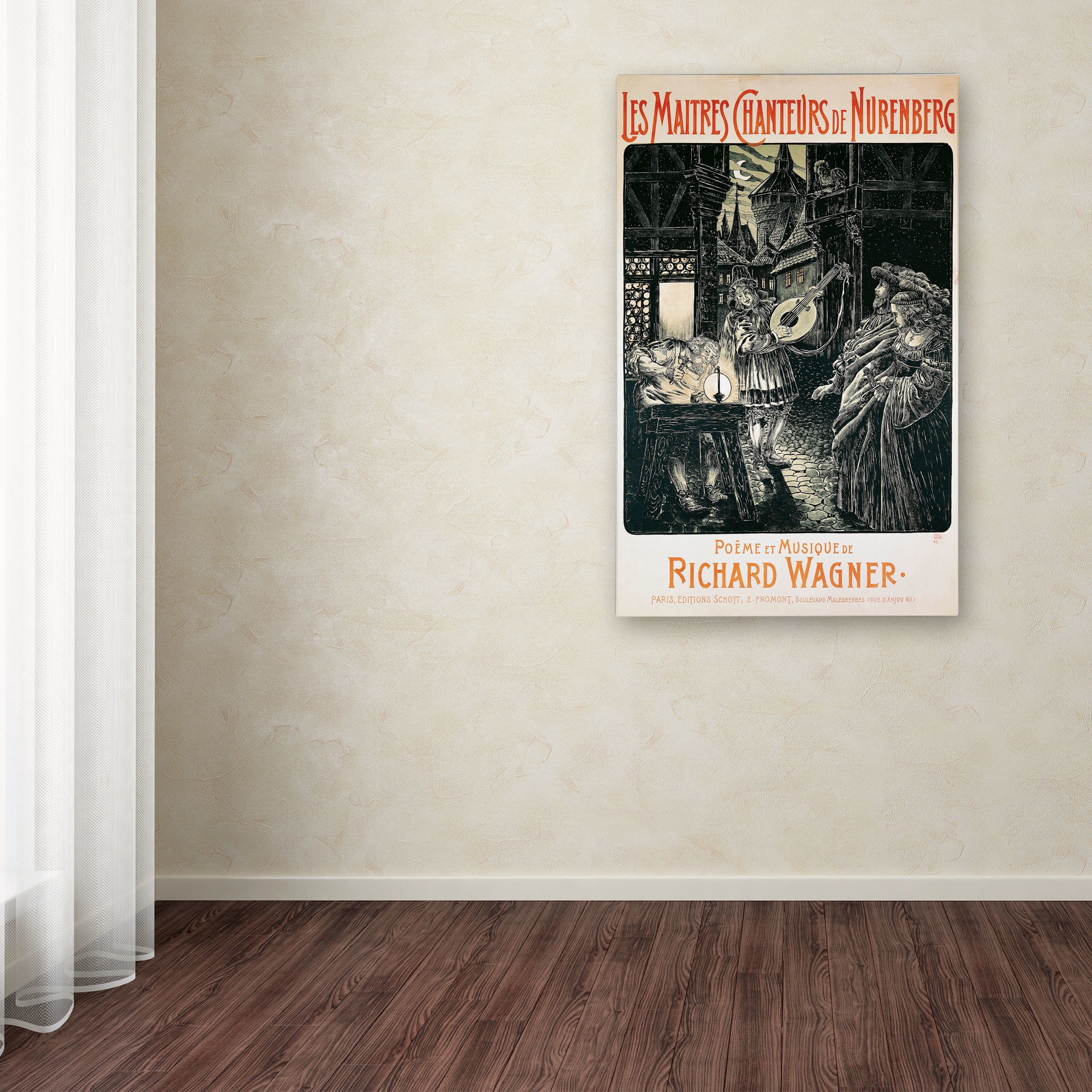 Trademark Fine Art "The Mastersingers of Nuremberg" Canvas Art by Richard Wagner