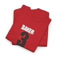 thumbnail image 3 of baker 3 video three skateboards Vintage Logo  Classic Skate TShirt Print - Red / 3XL, 3 of 5