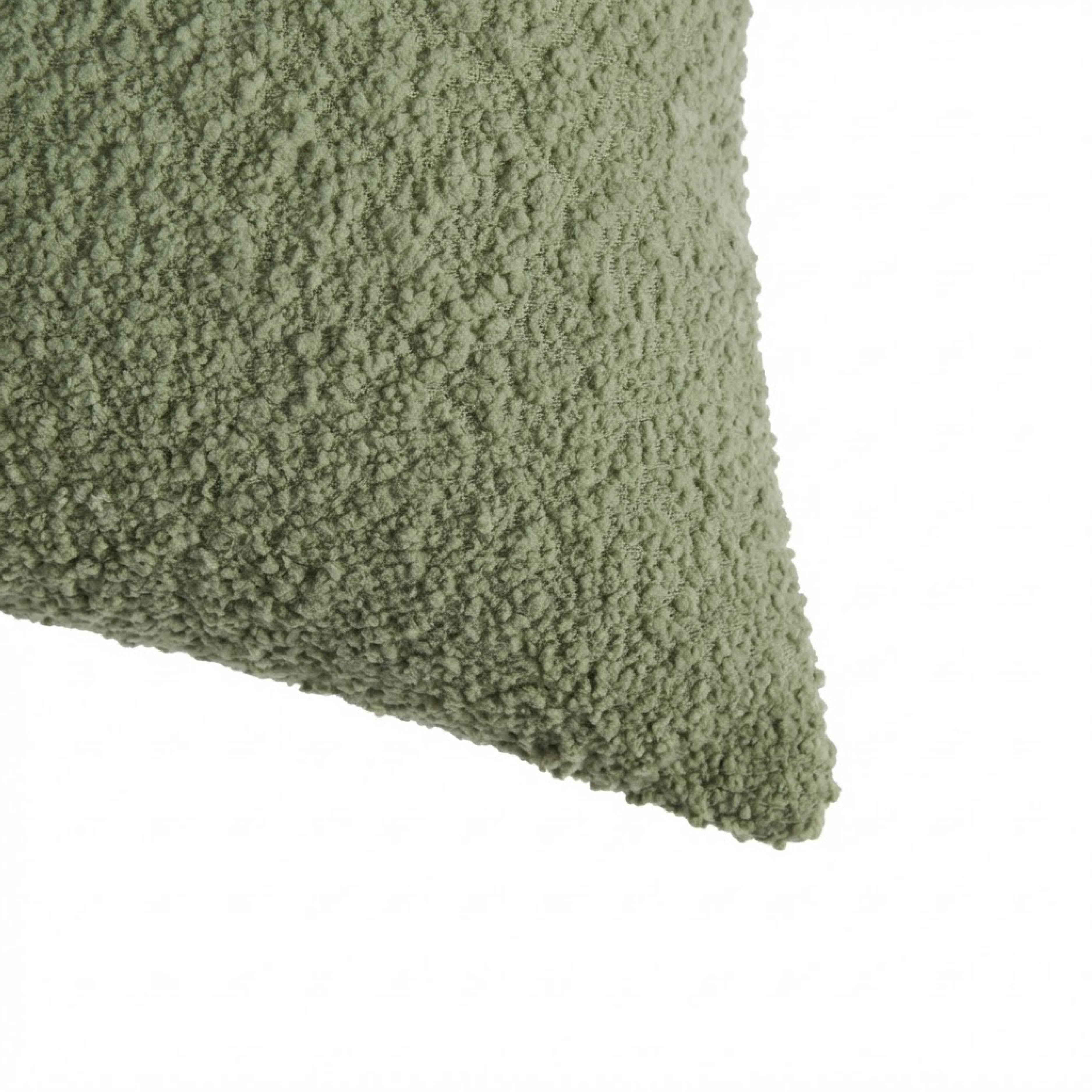 Mainstays 18"x18" Boucle Decorative Throw Pillow Cover- 2Pk- Bay Leaf
