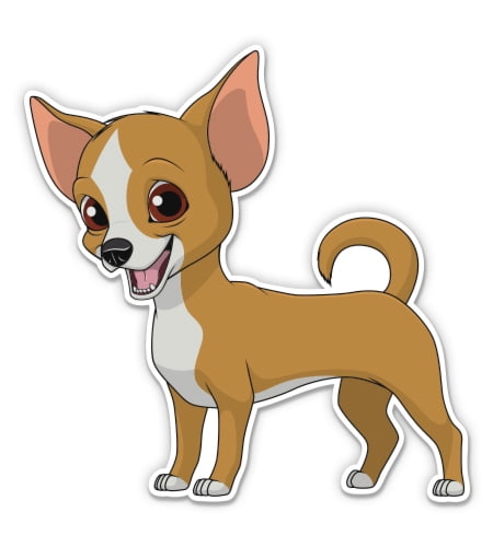 CHIHUAHUA Love Funny Vinyl Decal Sticker Car Window laptop tablet netbook 6" 