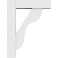 thumbnail image 3 of Ekena Millwork 5"W X 18"D X 24"H Standard Carmel Architectural Grade Pvc Bracket With Block Ends, 3 of 8