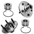 thumbnail image 6 of Detroit Axle - Wheel Bearing Hubs Brake Kit for 2002-2005 Ford Explorer Mercury Mountaineer, Brake Rotors Ceramic Brakes Pads Wheel Bearing Hubs Wheel Lug Nuts 2003 2004 Front Rear Replacement, 6 of 8
