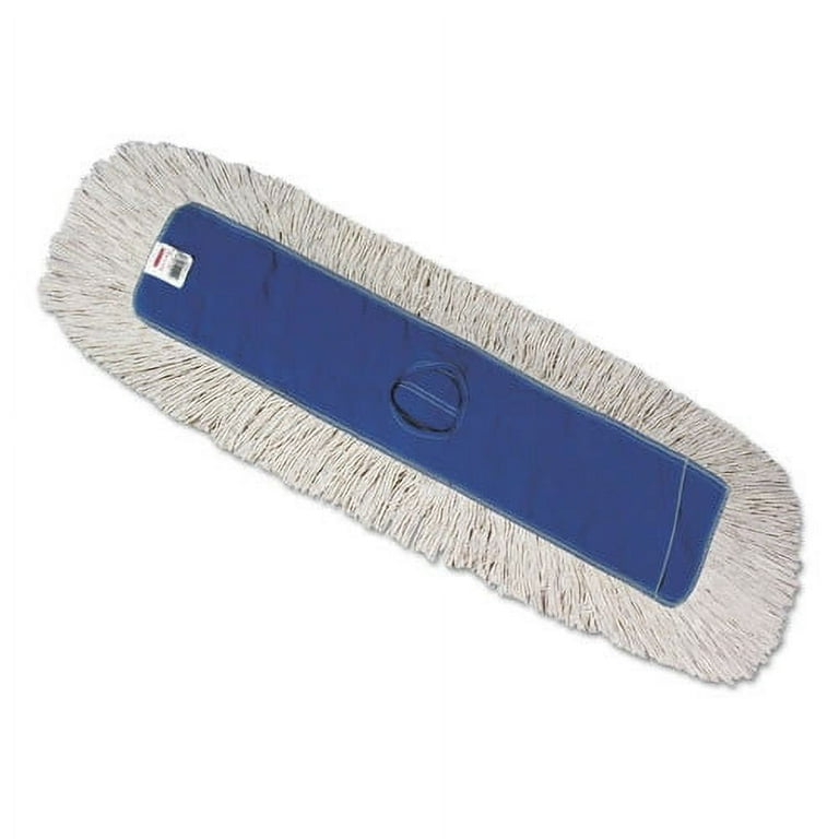 Cut-End Dust Mop Head, Economy, Cotton, 36 x 5, White Cut-End Dust Mop Head, Economy, Cotton, 36 x 5, White
