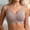 Coffee, variant on Elly Wireless Bra Women No Underwire Full Coverage Seamless Everyday Wear Mesh Lace Design Pink XL