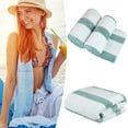 thumbnail image 2 of Gnwei Oversized 27x55 Inch Stripe Beach Towel Thin Terry Large L Beach Towel Essentials Soft Super Absorbent Pool Travel Bath Swim Camping Towels Bulk Men Women Adults Gift, 2 of 9