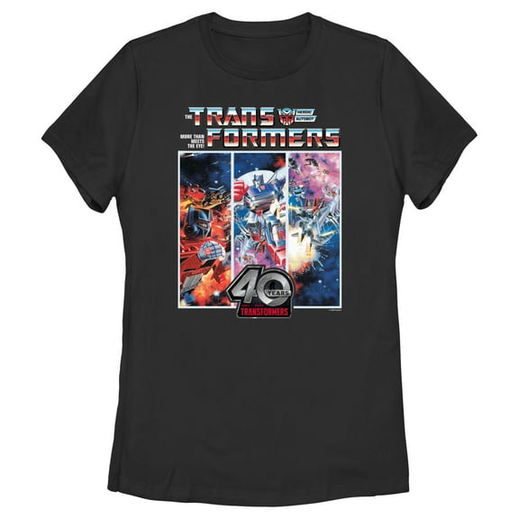 Women's Transformers 40 Years Skids Panels  Graphic T-Shirt