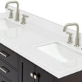 thumbnail image 7 of ARIEL Cambridge 66 Inch Double Rectangle Sink Bathroom Vanity With Carrara White Quartz Countertop 1.5 Edge In Espresso, 7 of 7