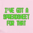 thumbnail image 2 of CafePress - Spreadsheet Body Suit - Baby Light Bodysuit, Size Newborn - 24 Months, 2 of 4