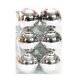 thumbnail image 2 of 8cm 6Pcs Light Christmas Ball Christmas Tree Decorative,Silver, 2 of 5