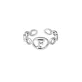 thumbnail image 1 of Anillo de 26 letras chapado en acero de titanio, anillo de dedo índice con apertura en inglés, anillo hueco Wmkox8yi  sjalhkljlk1995, 1 of 1