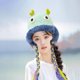thumbnail image 2 of Gorro de invierno cálido para mujer, protector de orejas, cómodo, suave, divertido y de felpa. Verde claro, 2 of 9