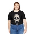 thumbnail image 4 of Halloween Aged Ghostface Mask Short Sleeve T-Shirt - Vintage Horror Icon, 4 of 6