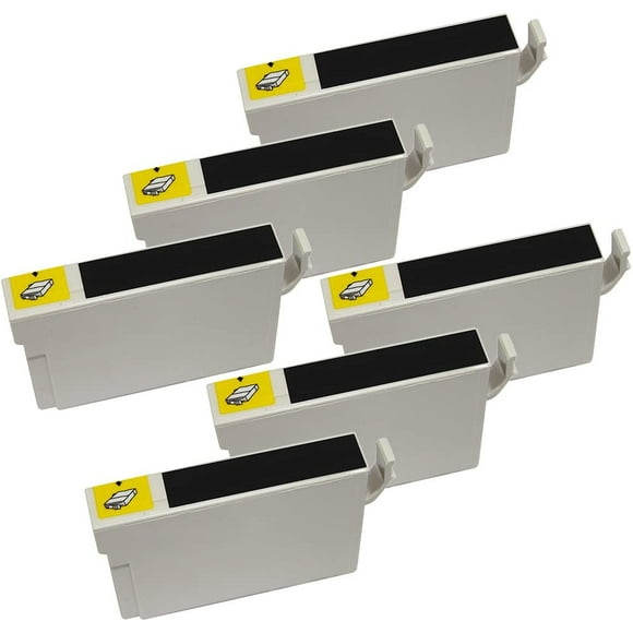6 Inkfirst® 124 Black Ink Cartridge Compatible Remanufactured for Epson 124 Black Stylus NX330 NX420 NX430 NX125 NX127 NX130