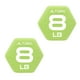 thumbnail image 2 of Set De 2 Mancuernas Hexagonales C/ Forro De Neopreno Peso Variable, 2 of 3