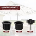 thumbnail image 5 of BYDOT 2 Pieces Umbrella Stand Base Screws with 4pcs Umbrella Base Support Hole Ring Plug Sleeve Parasol Pole Cap 1.5" & 1.9", 5 of 10